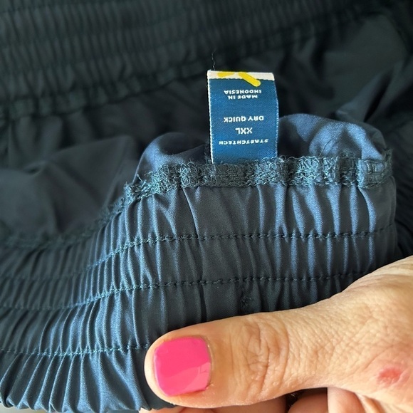 Old navy xxl ladies charcoale gray dry quick ankle zip pull on pants - Picture 3 of 7